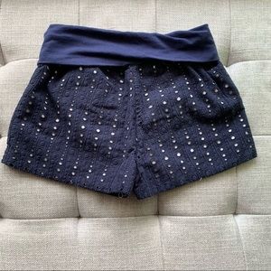 Bella Bliss Navy Shorts